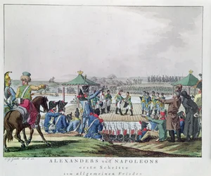 Alejandro I y Napoleón dan los primeros pasos hacia un estado general de paz, 26 de junio de 1807